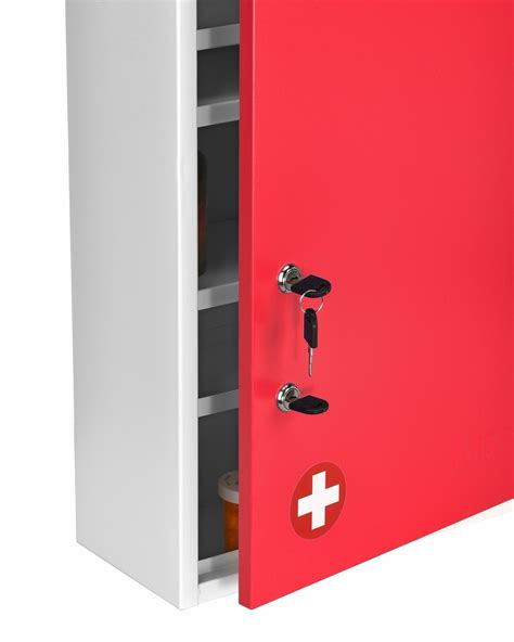 brushed steel medicine cabinet|wall mounted locked medication cabinets.